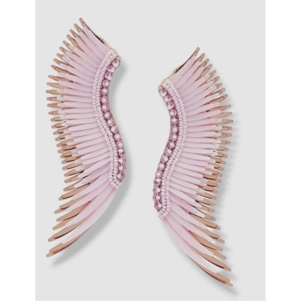 Mignonne Gavigan Madeline Statement Earrings Pink NEW W/TAGS